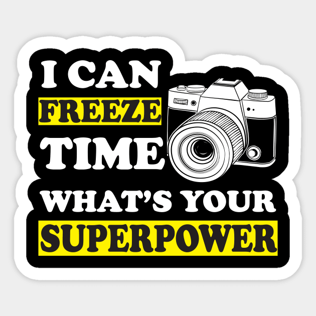 I Can Freeze Time Superpower Sticker by Work Memes